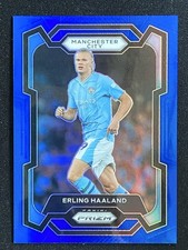 Erling Haaland 2023 Panini Prizm Premier League Blue Prizm /299 #3