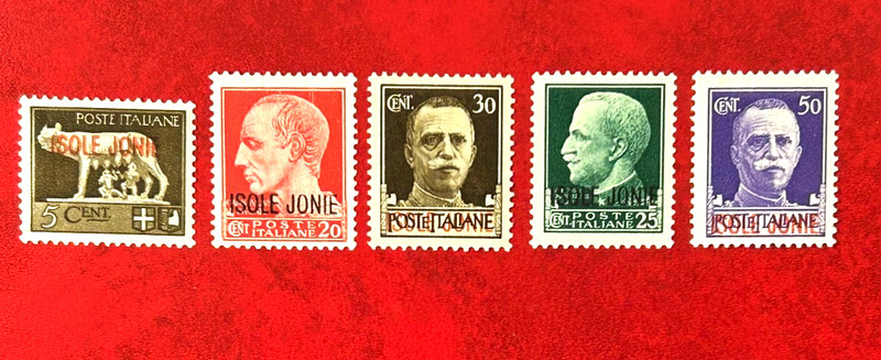 IONIAN ISLANDS Sc#N18/-N23 Mint VLH mark OG VF (20-397)