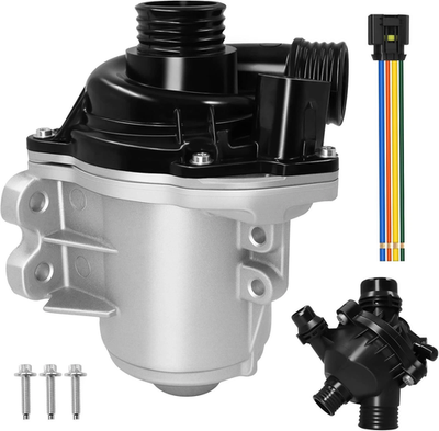 #ad #ad 11517632426 #Electric Engine Water Pump w Bolts and Thermostat for BMW 335i 535i $119.99