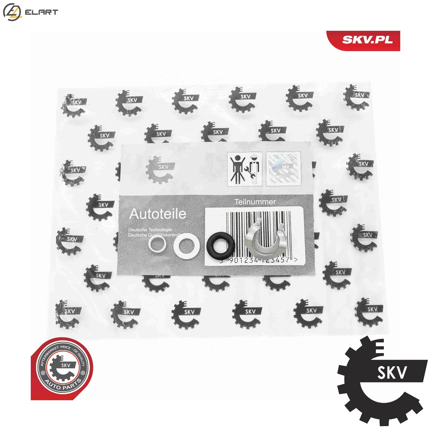 SEAL RING SET INJECTION VALVE 53SKV199 FOR SKODA SUPERB/II OCTAVIA/Combi YETI