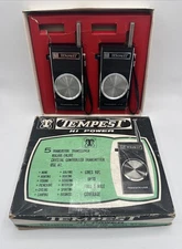 Vintage 1960’s Tempest Transceiver Hi Power 5 Transistor Walkie Talkie