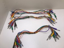 Hosa CPP-830  Set of 8, 1/4in TS Patch Cables 2ft - New, 3 Sets