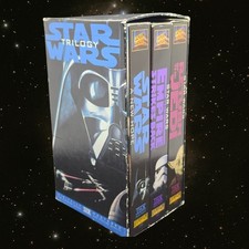 Star Wars Trilogy VHS Box Set 1995 THX Mastered Original Trilogy 3-Tape Set 0609