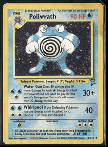 ポケモンカードゲーム Pokemon TCG Base 1st Edition Poliwrath Poliwrath #13 Pokemon Base CGC 8.5 NM/MT+ Unlimited Holo