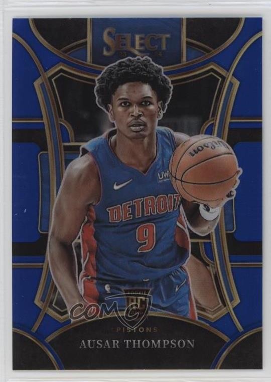 2023-24 Panini Select Mezzanine Level Blue Prizm Ausar Thompson #316 1a1r