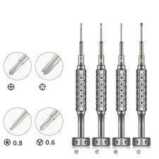 Aluminum Alloy Phone Repair Opening Pry Tool Screwdriver Set For iPhone iPad Mac