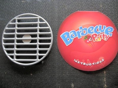 Barbecue Party Game BBQ ~ Goliath 2014 --- Grill cover and instructions - PARTS