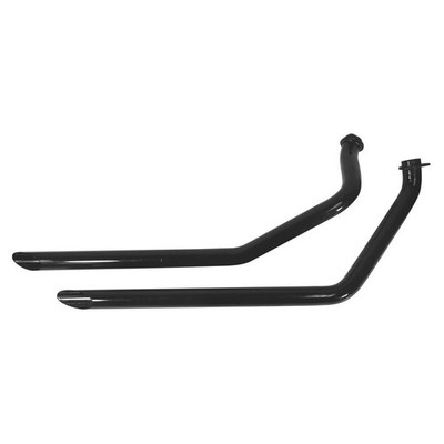 V-Factor Black Powder Coated 1 3/4 in. Slash Cut Drag Pipes 90029(no ship to CA)