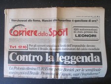 CORRIERE DELLO SPORT 138 1982 VIERCHWOD MANCINI BONIEK PLATINI [TR5]