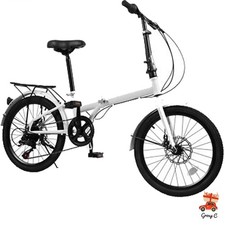 20 inch 7 Speed Folding City Bike Bicycle Folding Bike for Adults Lightweight