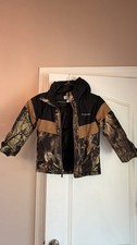 Columbia Lightning Lift II Jacket Boys S 8 Camo Hooded Insulated SB5836 Outgrown