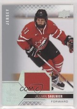 2022 Team Canada Juniors Women's WC Jersey Relics Jillian Saulnier #46 1d0j