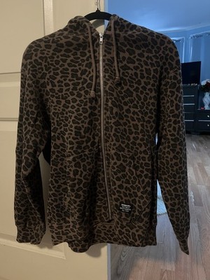 Supreme Hooded Zip-Up Thermal Leopard Hoodie | eBay