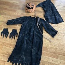 Pumpkin Monster/Reaper Costume, Youth M/L, Halloween Dress Up