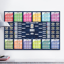 Football World Cup 2026 Wallchart World Cup Schedule Poster FREE A4 FLAG POSTER