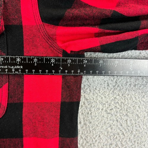 Five Brother Mens Shirt Large Flannel Buffalo Check Plaid Lumberjack Shacket - Picture 11 of 14