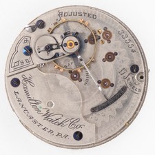 Hamilton Grade 927 Model 2 18-Size 17-Jewel Antique Pocket Watch Movement
