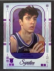 2025 Panini Signature Series Basketball Purple Maxime Raynaud #29