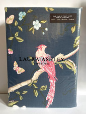 Laura Ashley Summer Palace Midnight Eyelet Curtains 64" x 72" - 162 x 183cm BNIP