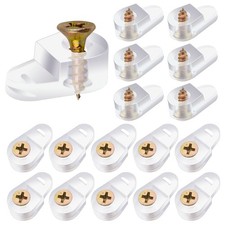 Glass Retainer Clips 100PCS for 4-5mm Glass Cabinet Doors - Easy Installation