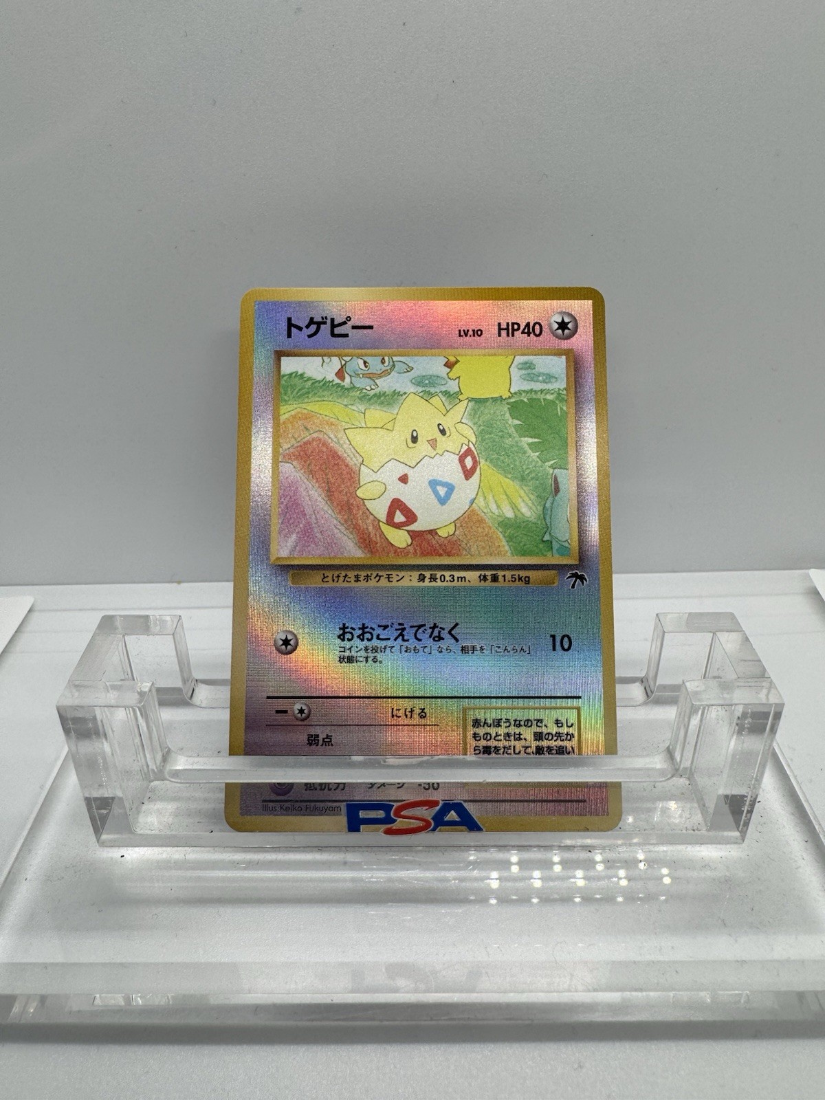 Togepi Southern Islands Promo Reverse Holo Vintage Japanese Pokemon Card TCG NM