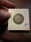 1930 Canada Silver Twenty-Five Cents Almost Uncirculated 25c Coin AU George V