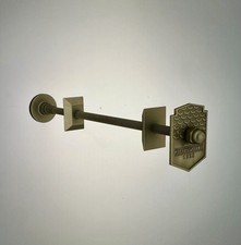 Chatsworth 1928 Column Radiator Wall Stay Bracket Antique Brass RRP £49.95