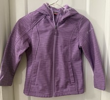 Free Country Girls Kids Fleece Lined Purple Size 6/7 Full Zip Softshell Jacket
