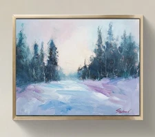 Original Impressionist Painting on 14x11 inch Canvas - Signed by the Artist