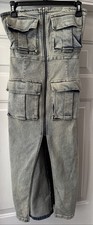 Signature8 Denim Strapless Mini Dress 53488 cut 15056yb Size Small