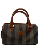 FENDI Handbag PVC GRY