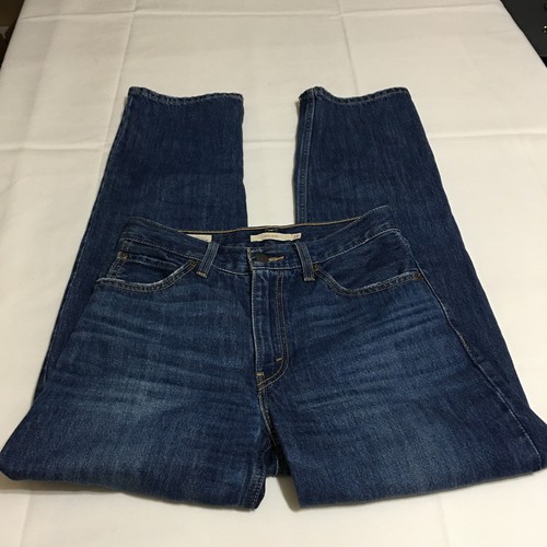 Levi's Premium Dad Jeans Women Size 24 Big E Dark Wash Straight Leg