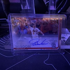 Topps Patrick Wisdom #RA-PW St. Louis Cardinals Rookie Chrome Autograph Card. rookie card picture