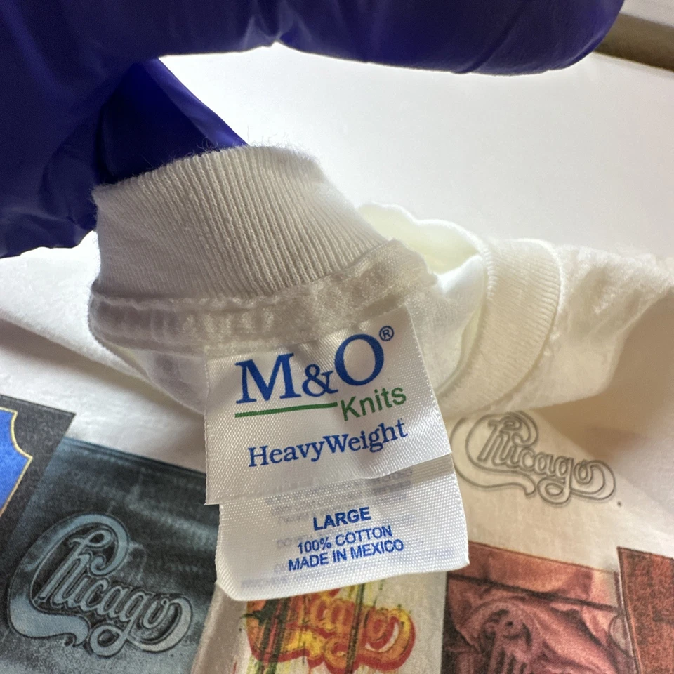 Camiseta vintage Chicago 2001 para hombre blanca grande #0345 Foto 4 de 4