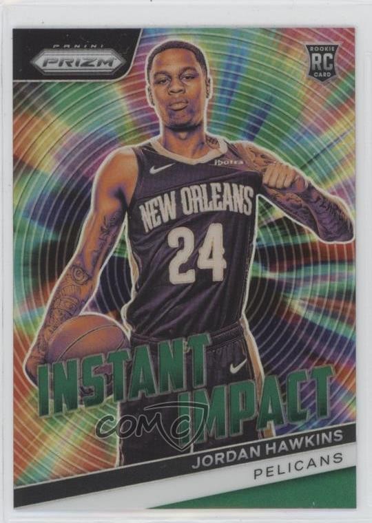 2023-24 Panini Prizm Instant Impact Green Jordan Hawkins #13 Rookie RC 11qz