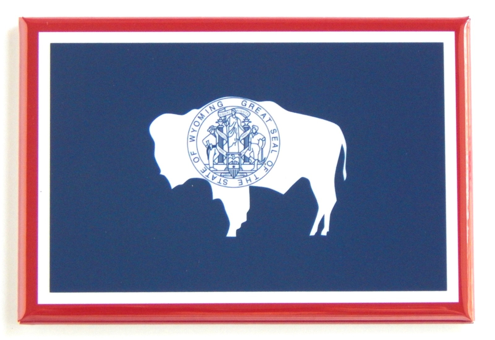 Wyoming State Flag FRIDGE MAGNET