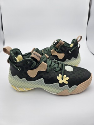 Size 8 - adidas Harden Vol. 6 Green Oxide Monogram