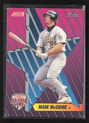1992 Score Procter & Gamble #2 Mark McGwire - NM/MT+