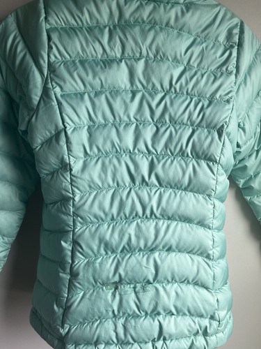 Patagonia Primaloft Quilted Mint Green Jacket Kids L 12 Preowned - Picture 10 of 14