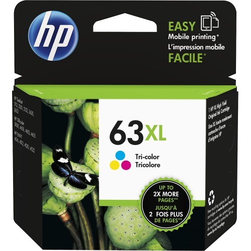 HP 63XL Tri-color Original Ink Cartridge (F6U63AN) - Picture 5 of 5