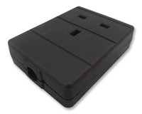 Pro Elec - Einzeln Steckdose, Schwarz