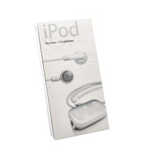 Vintage Genuine Apple iPod Remote and Earphones M9128G/A White 2003 SEALED