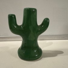 Green Ceramic Cactus Pepper Shaker Southwestern Desert Kitchen Decor