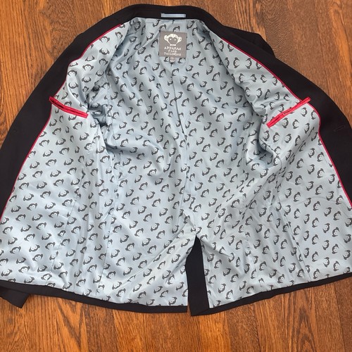 Appaman Navy Blue Blazer With Jacket And Pants Kids Size 14  - Picture 4 of 6