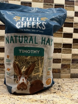 Full Cheeks Timothy Natural Hay for Small Pets | eBay