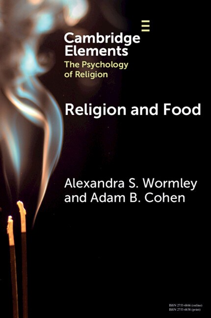Religion and Food Wormley Cohen Paperback Cambridge University Press