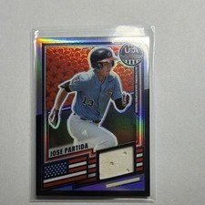 Panini 2026 Stars & Stripes Prizm Game-Used Jose Partida USA Baseball 16U/17U