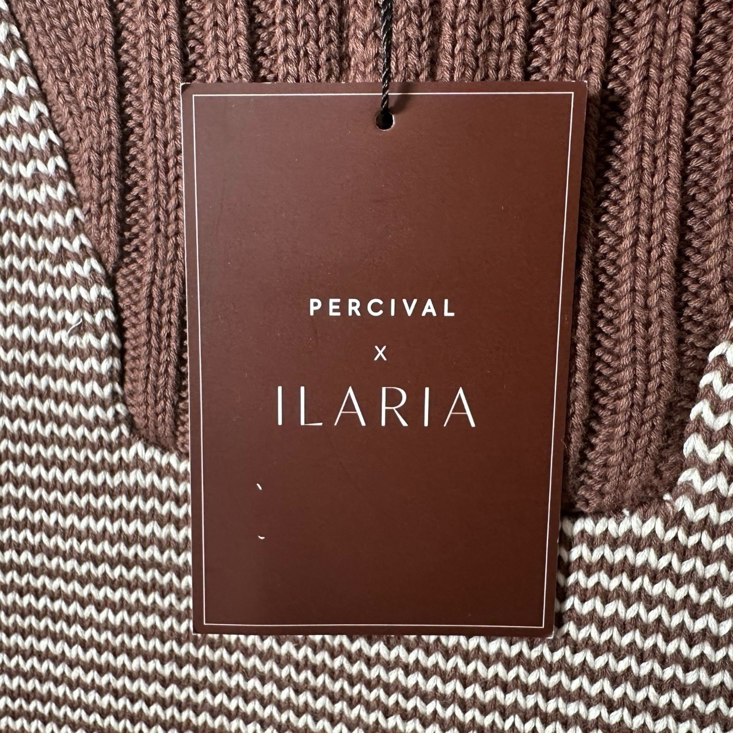 Percival x Ilaria Jumper Mens Small Fisherman Quarter Zip Pullover BNWT RRP £159 image 7