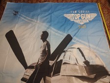 58" x 48" Tom Cruise Top Gun Maverick 2021 Cloth Banner Poster Factory Sealed