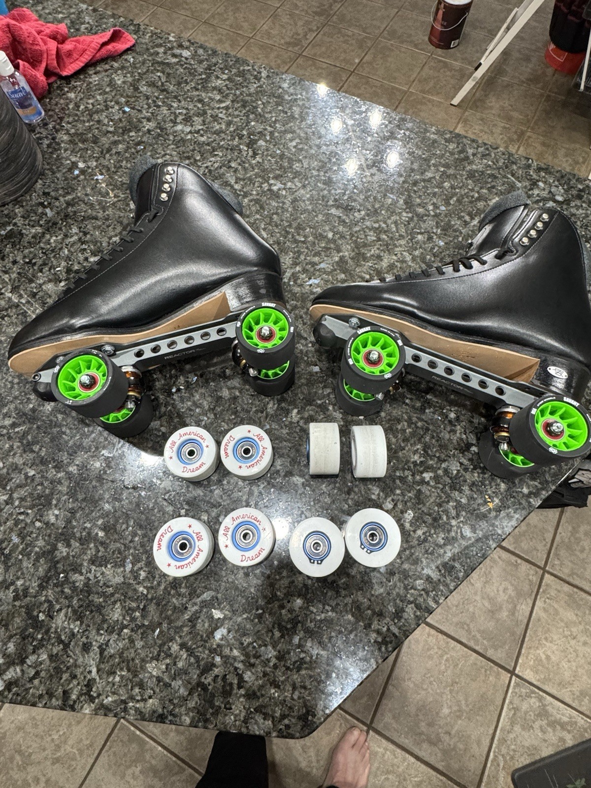 New Riedell 910 Flair size 11 New Reactor Plates